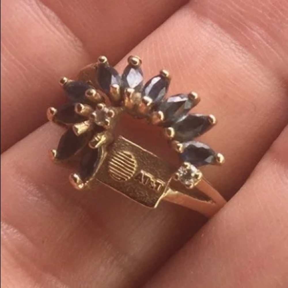 Vintage AT&T employee perk 14k gold ring